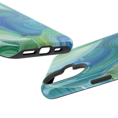 Swirling Ocean Impact-Resistant Phone Case