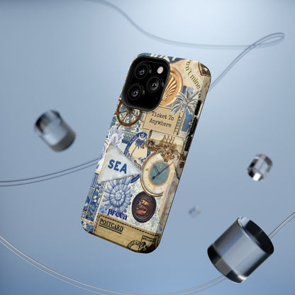 Neutral Travel Collage Phone Case