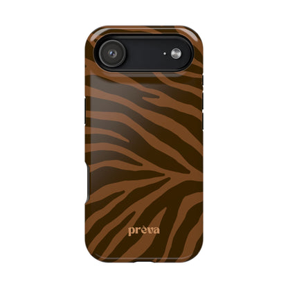 Brown Tiger Stripe Phone Case