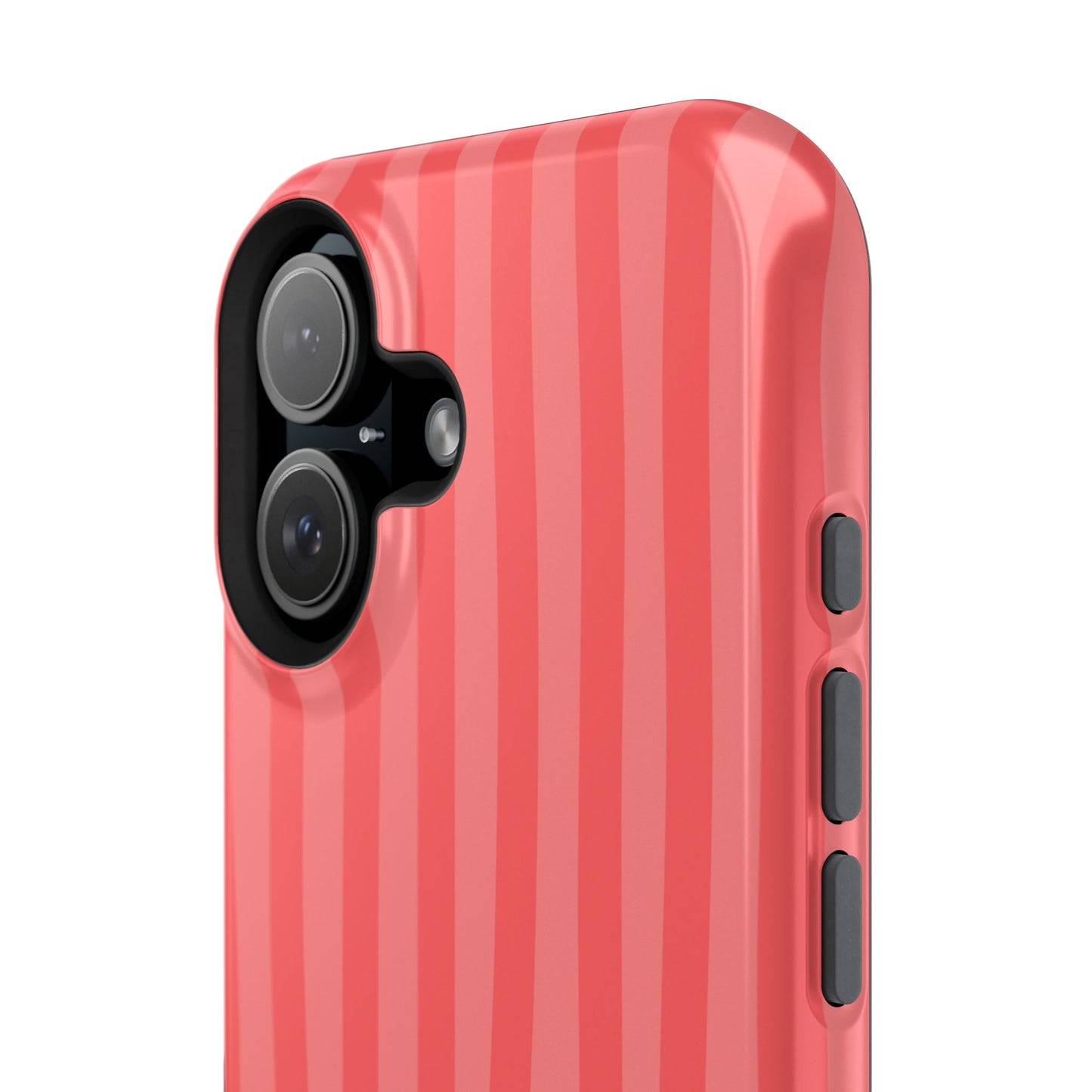 Coral Stipes Phone Case