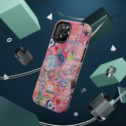 Floral & Pink Collage Phone Case