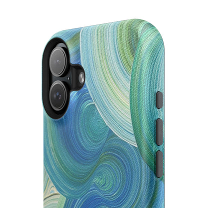 Swirling Ocean Impact-Resistant Phone Case