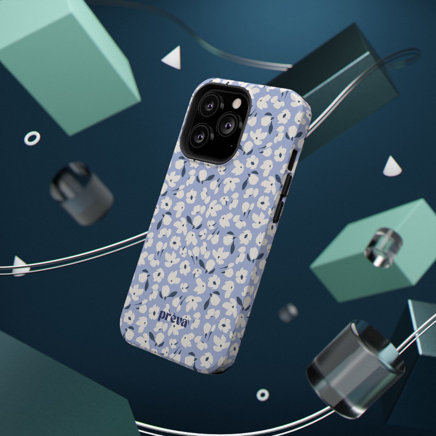 Petals On Blue Phone Case