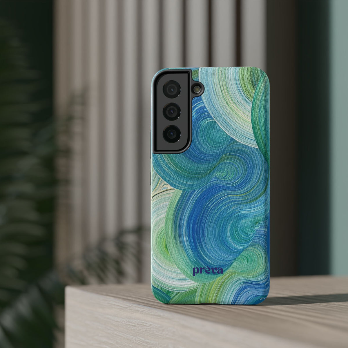 Swirling Ocean Impact-Resistant Phone Case