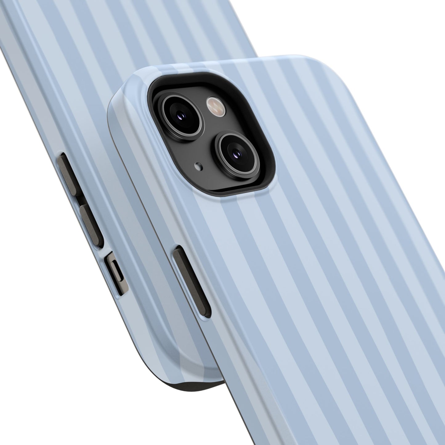 Pastel Blue Stripes Phone Case