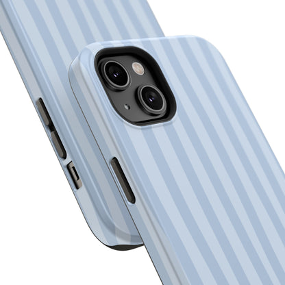 Pastel Blue Stripes Phone Case