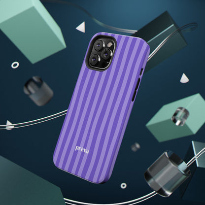 Lavender Stripes Phone Case