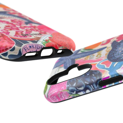 Dolphin Tropics Collage Phone Case