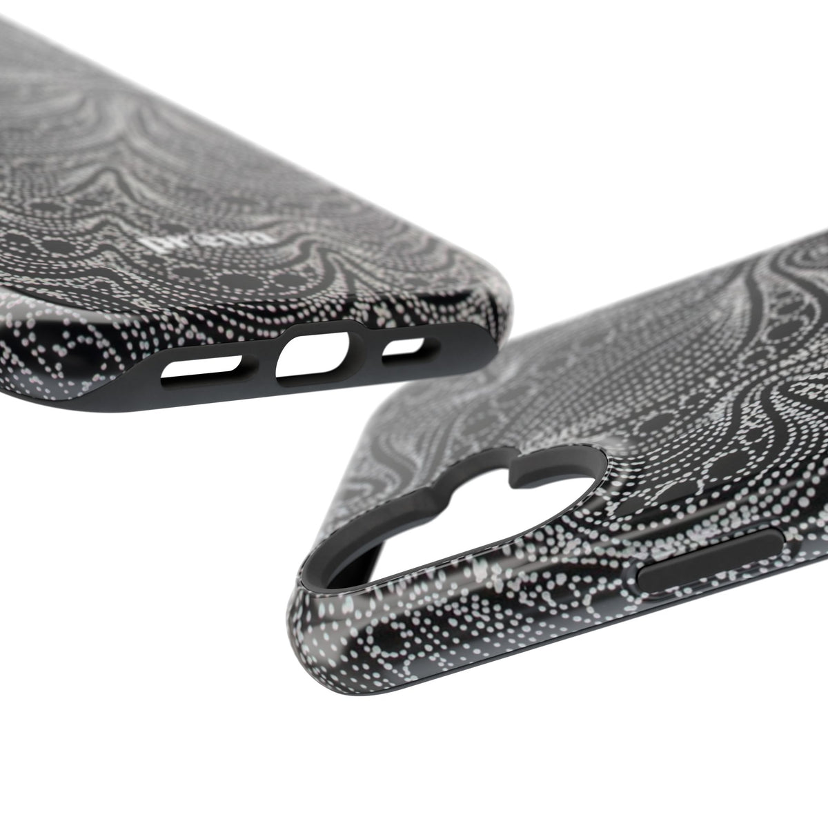Abstract Midnight Lace Phone Case