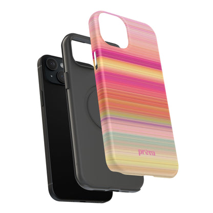 Pastel Stripe Rays Phone Case