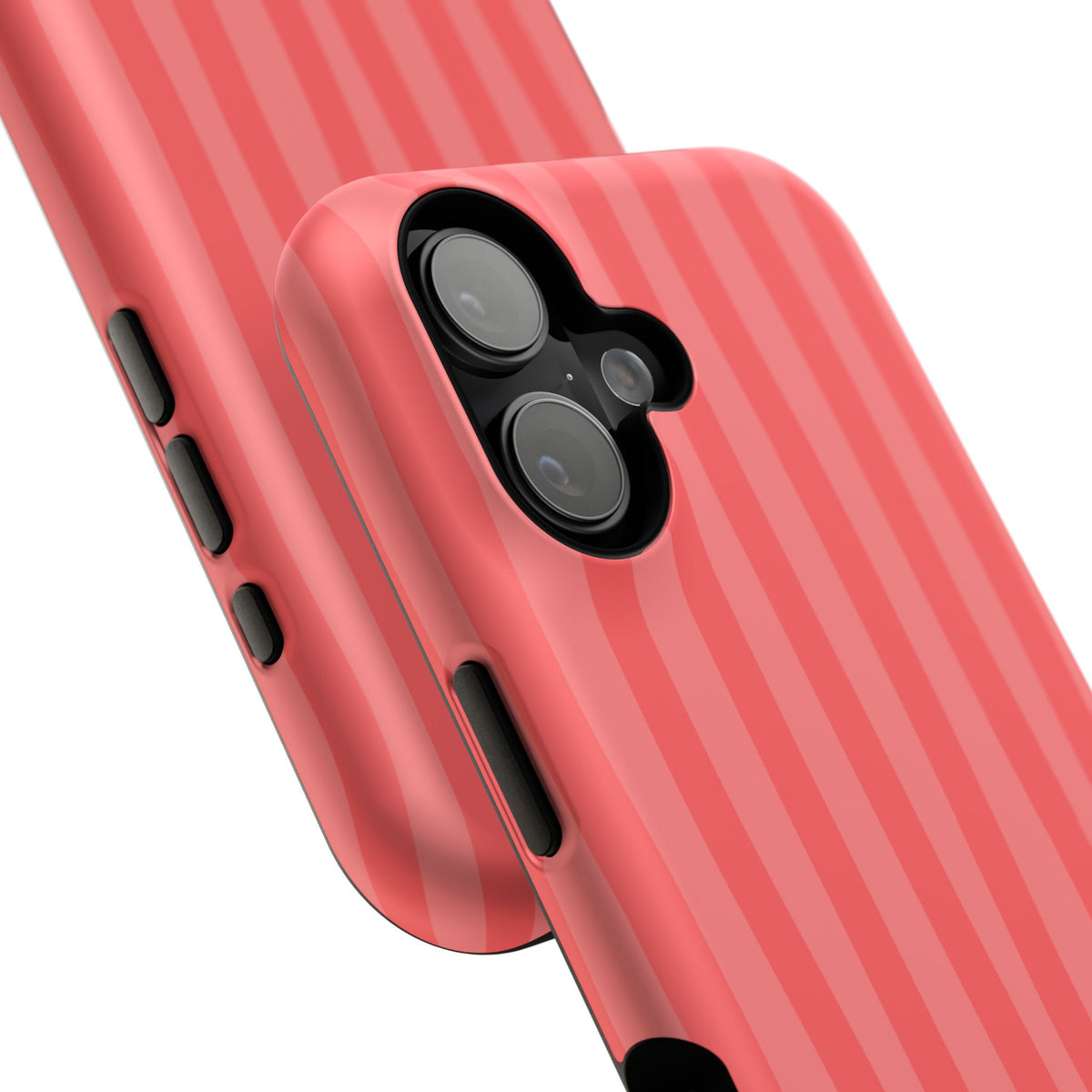 Coral Stipes Phone Case