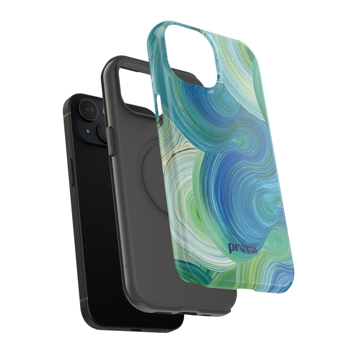 Swirling Ocean Impact-Resistant Phone Case