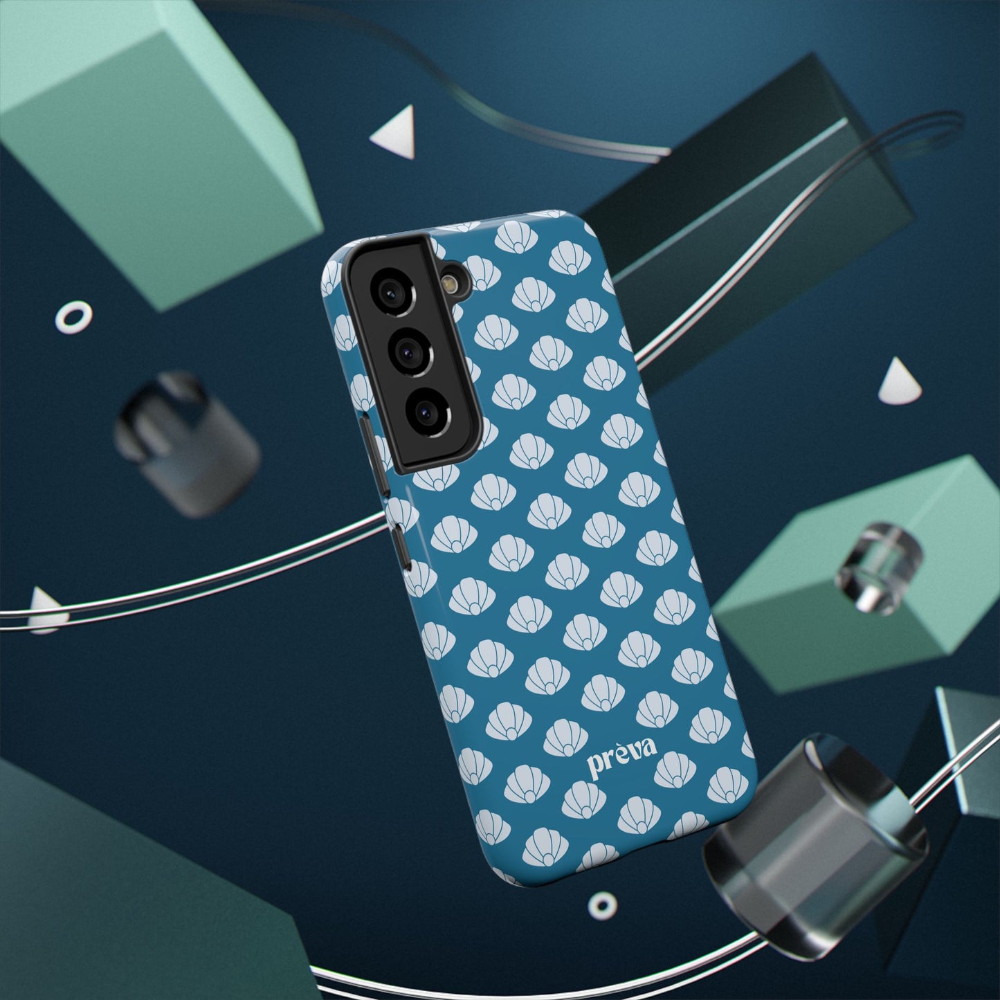 Shellfull teal Phone Case