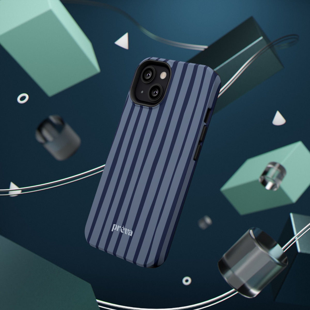 Navy Stripe Phone Case