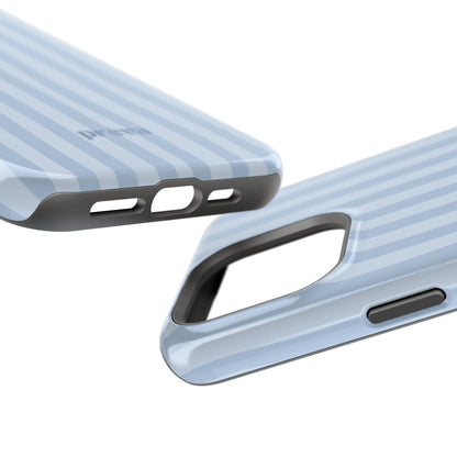 Pastel Blue Stripes Phone Case