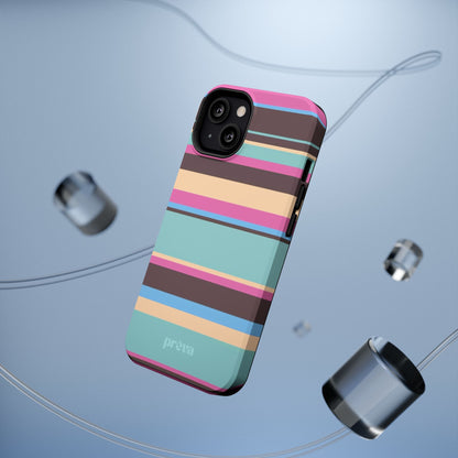 Cocoa Palm Stripes Phone Case