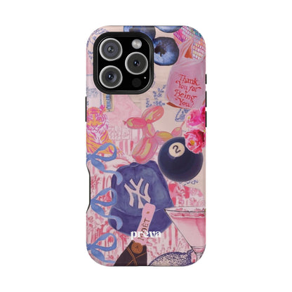 Retro 8 Ball Collage Phone Case