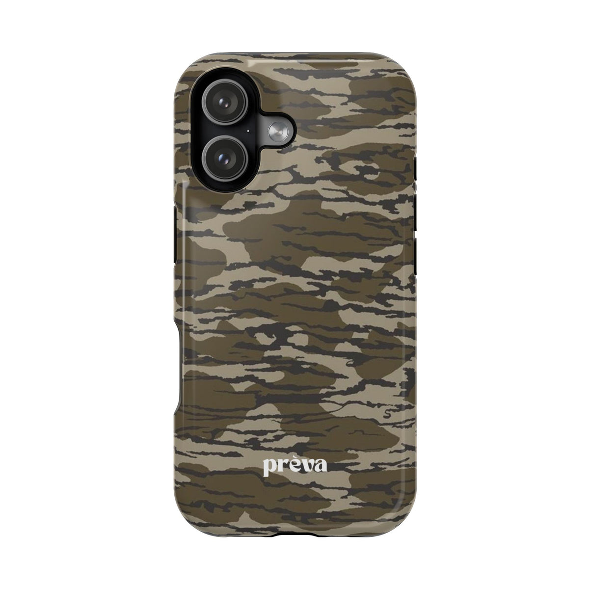 Camo Impact-Resistant Phone Case — Military Green Rugged Protection
