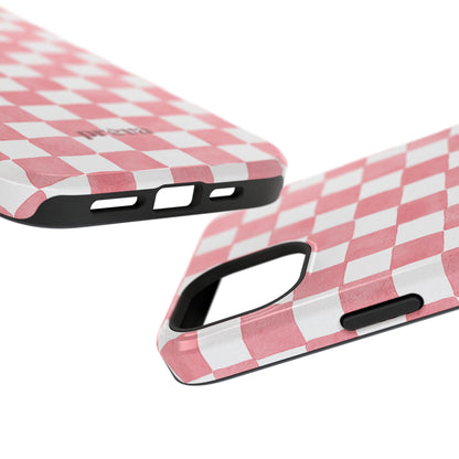 Pink Checkers Phone Case