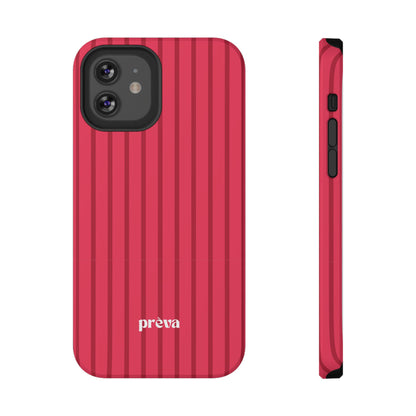 Pinky Red Stripes Phone Case
