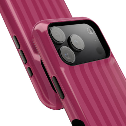 Magenta Stripes Phone Case