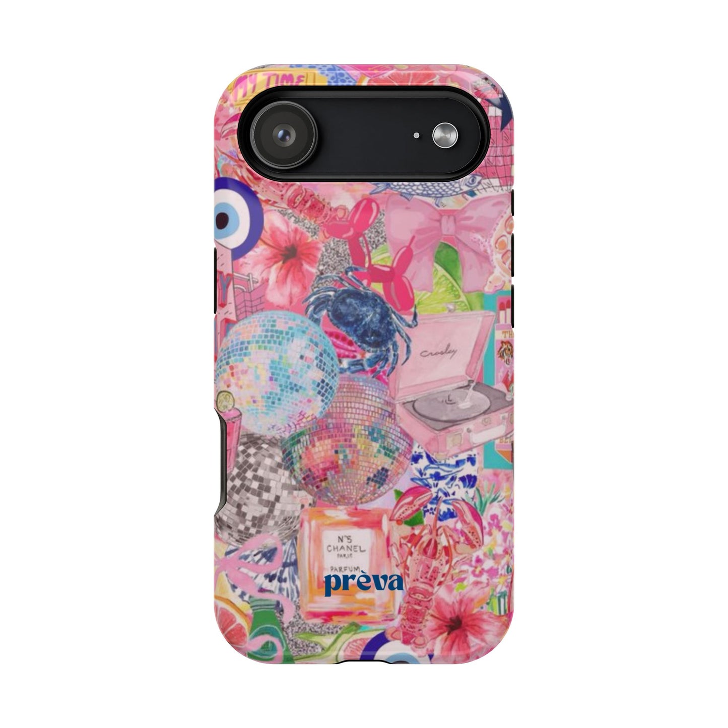 Floral & Pink Collage Phone Case
