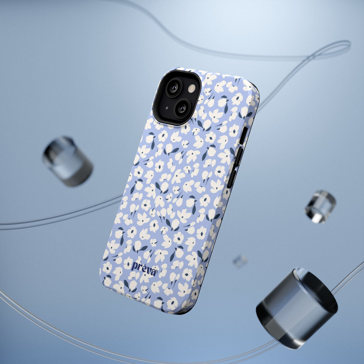 Petals On Blue Phone Case