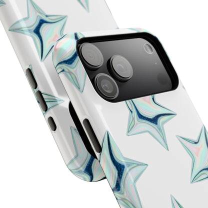 White Starburst Phone Case