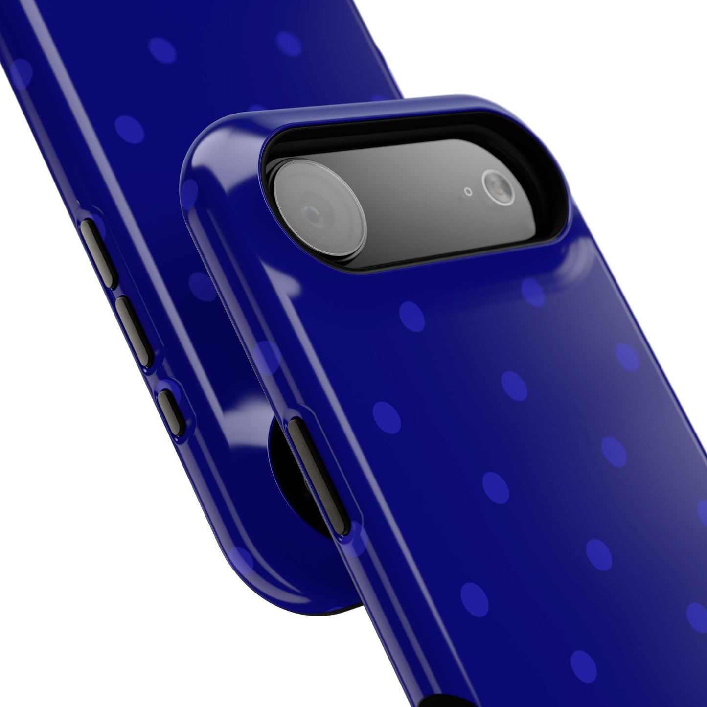 Dark Blue Polka Dots Phone Case