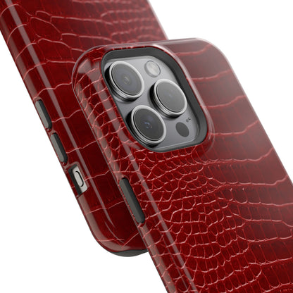 Red Croc Phone Case