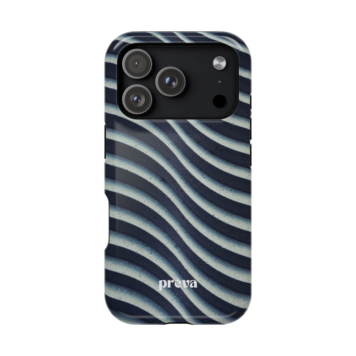 Navy Waves Phone Case