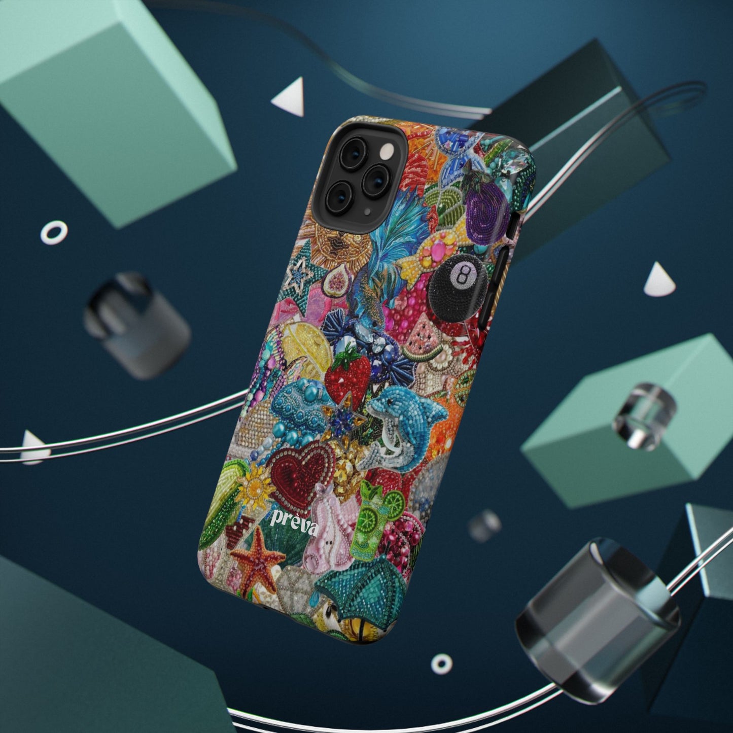 Colorful Rhinestone Phone Case