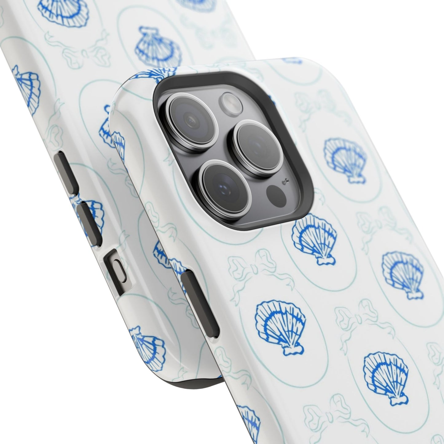 Fancy Teal Shell Phone Case