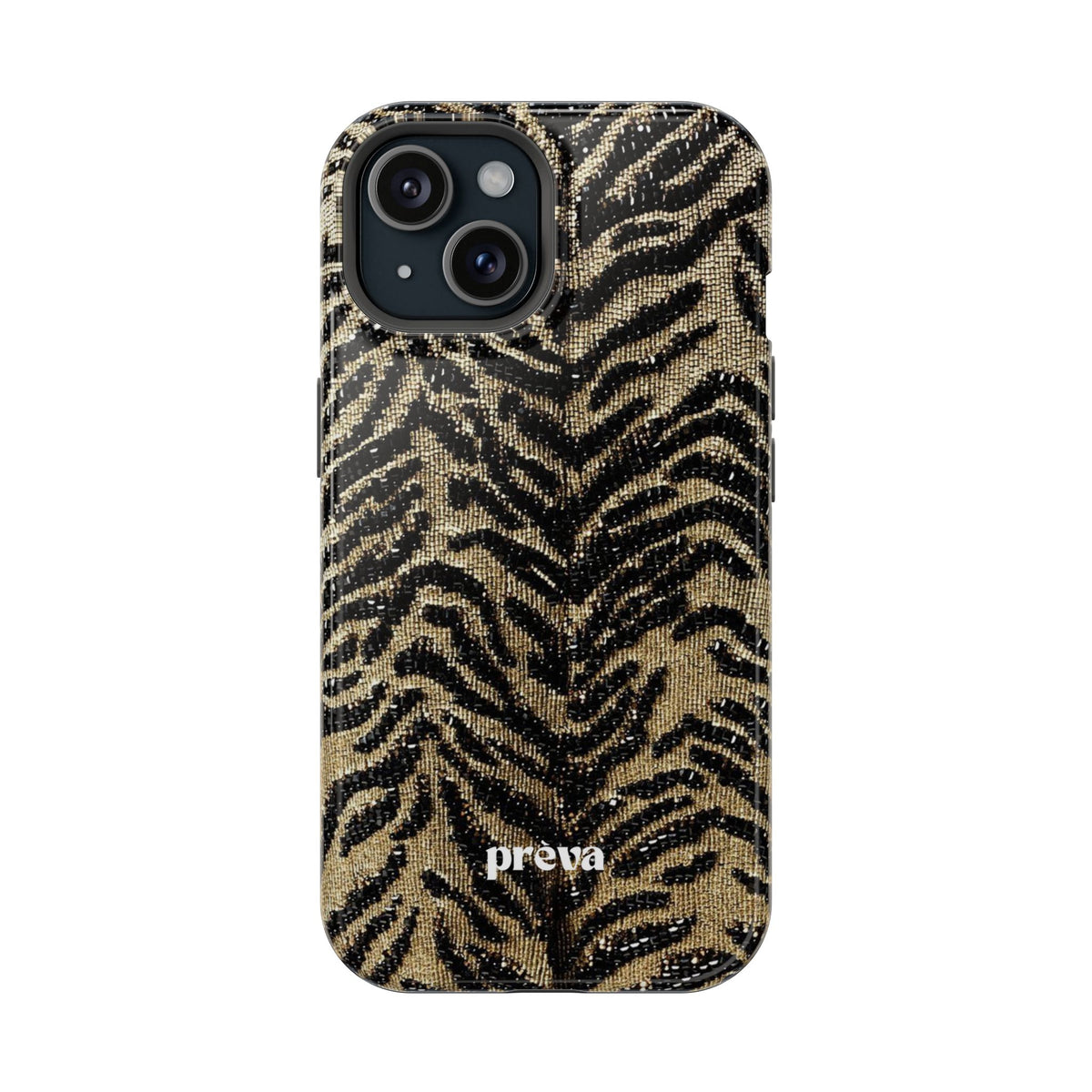 Phone Case — Impact‑Resistant Tiger Print Rug Texture