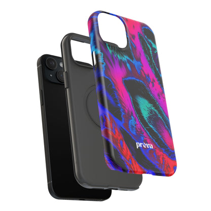 Neon Swirl Phone Case