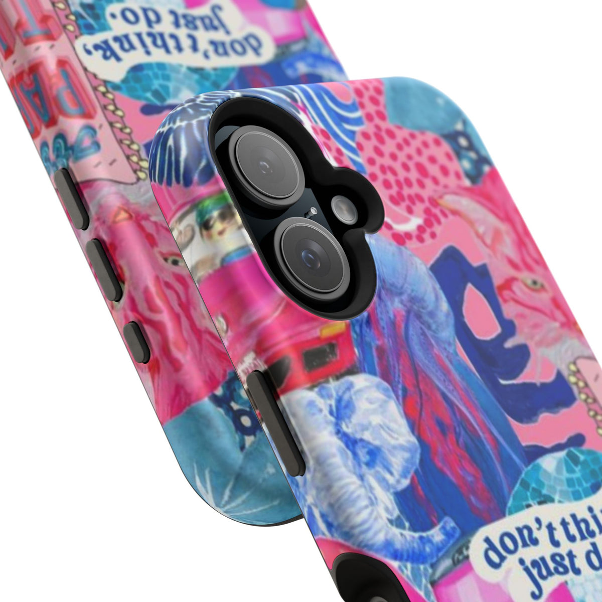 Vibrant Galaxy Collage Phone Case