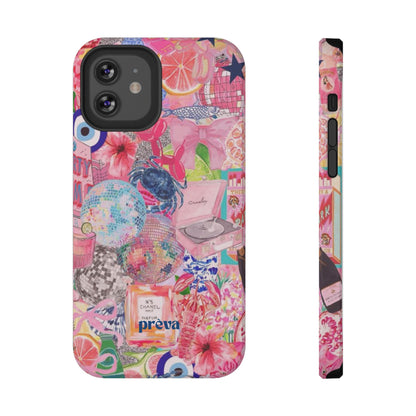 Floral & Pink Collage Phone Case