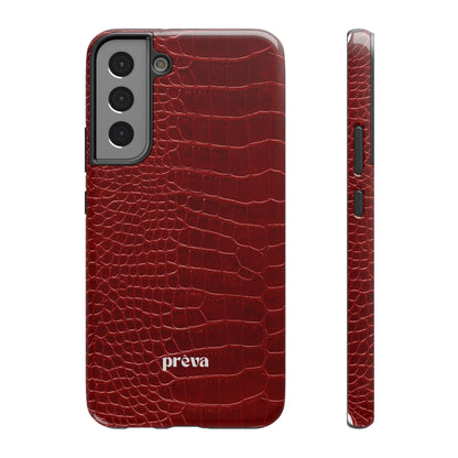 Red Croc Phone Case