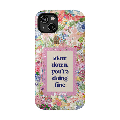 Slow Down Flowers x notsoken Phone Case