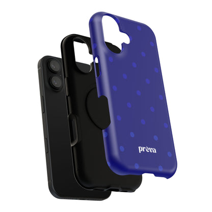Dark Blue Polka Dots Phone Case