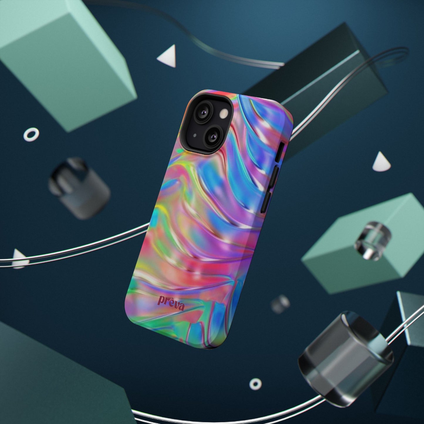 Iridescent Swirl Phone Case