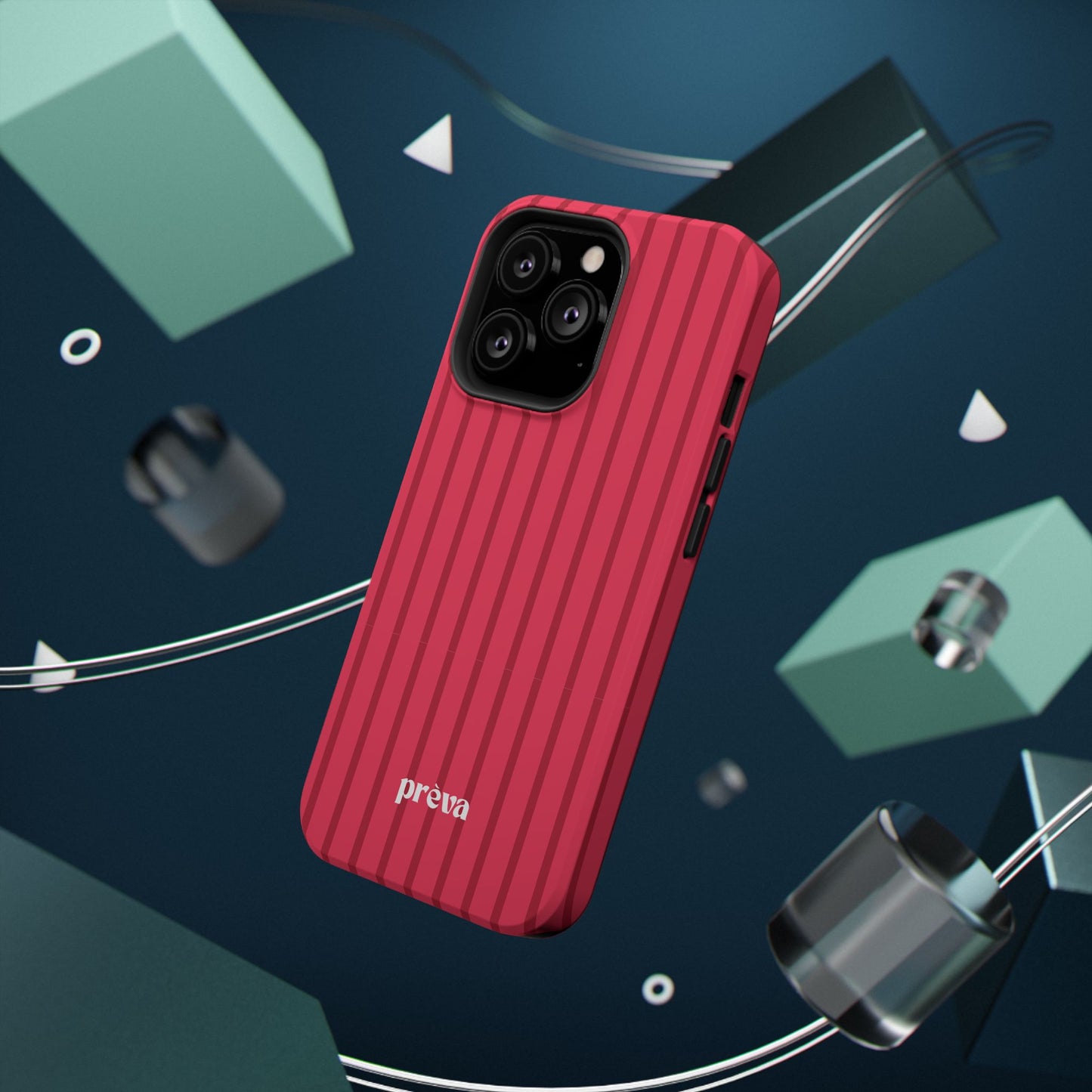 Pinky Red Stripes Phone Case