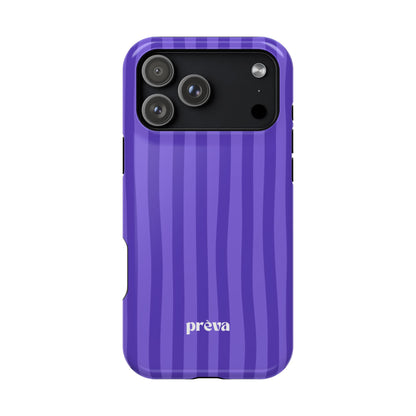 Dark Purple Stripes Phone Case