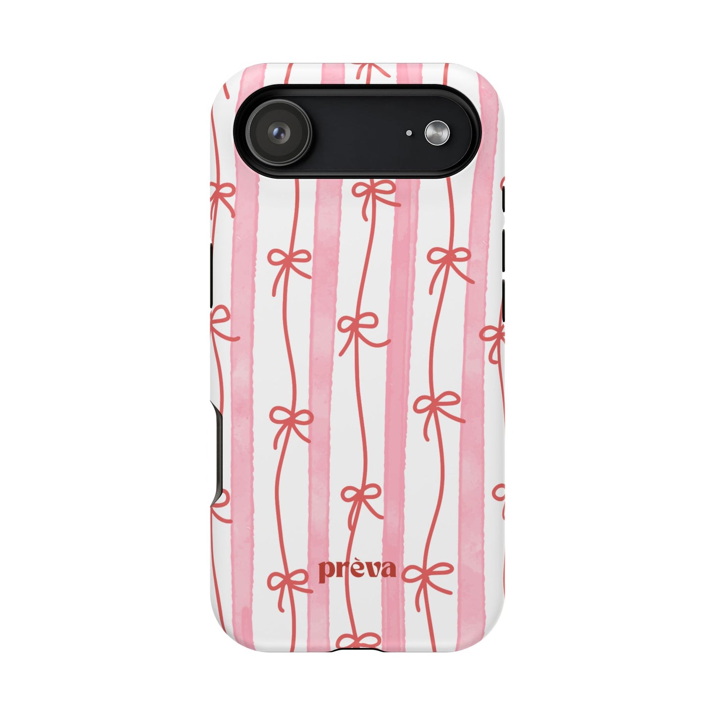 Pink Bow Chain Phone Case