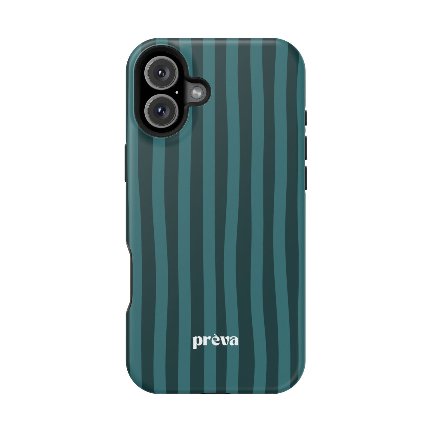 Dark Stripes Turquoise Phone Case