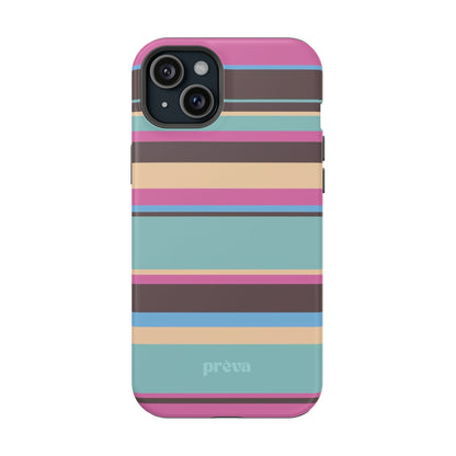 Cocoa Palm Stripes Phone Case