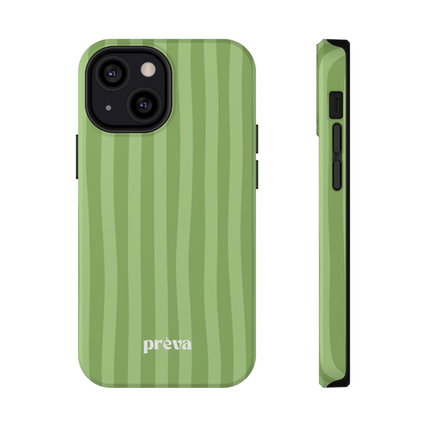 Light Green Stripes Phone Case