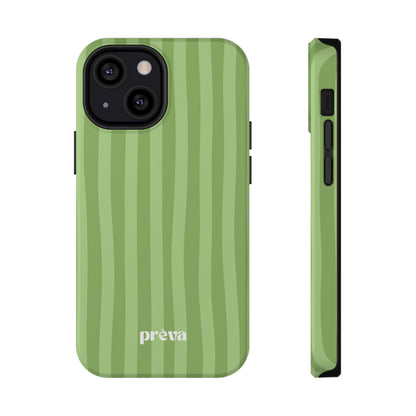 Light Green Stripes Phone Case