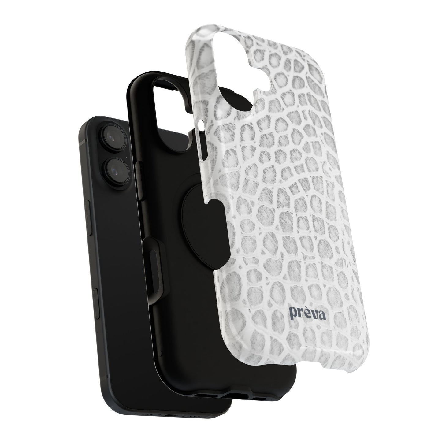 White Snake Phone Case