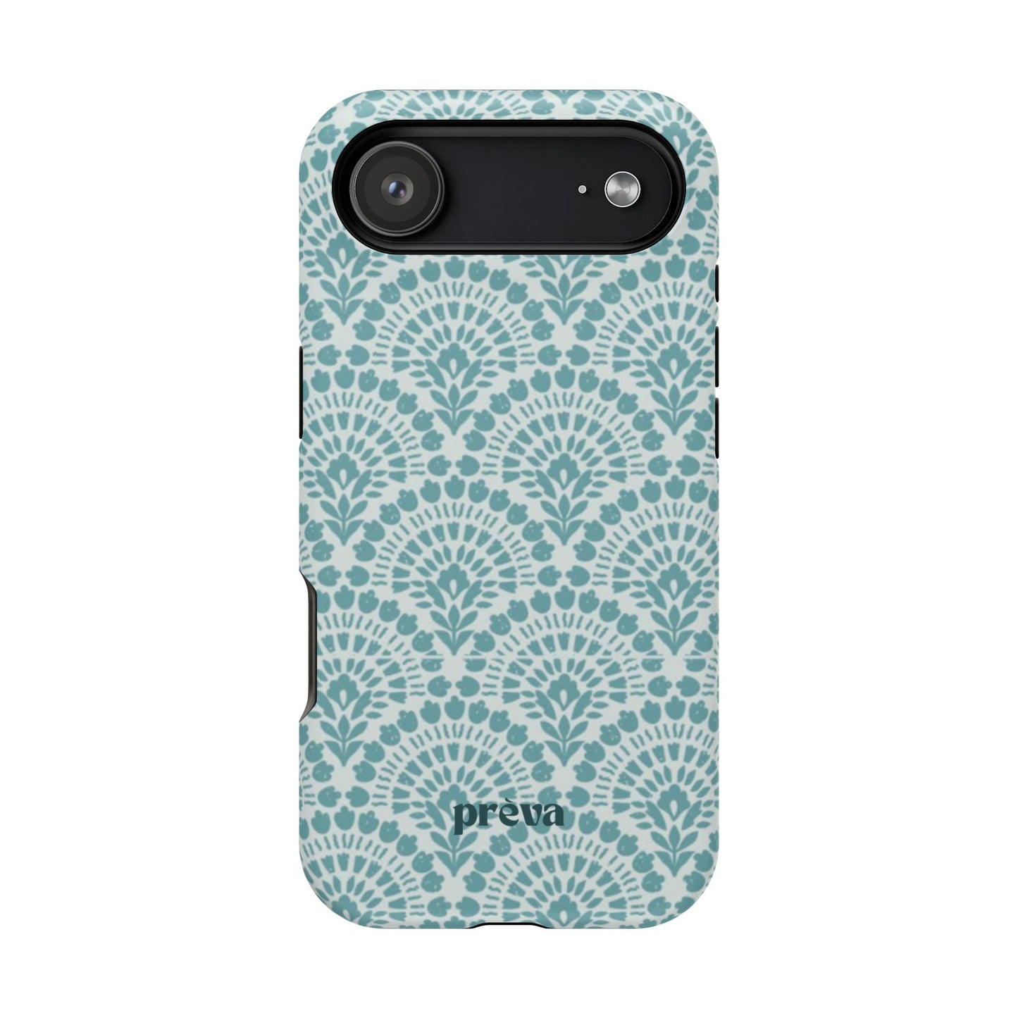 Aqua Lace Pattern Phone Case